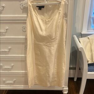 Elegant Cream Sleeveless Dress - Lauren Ralph Lauren vintage